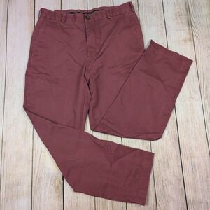 Brooks Brothers Clark Chinos Pants Burgundy W35‎ L32